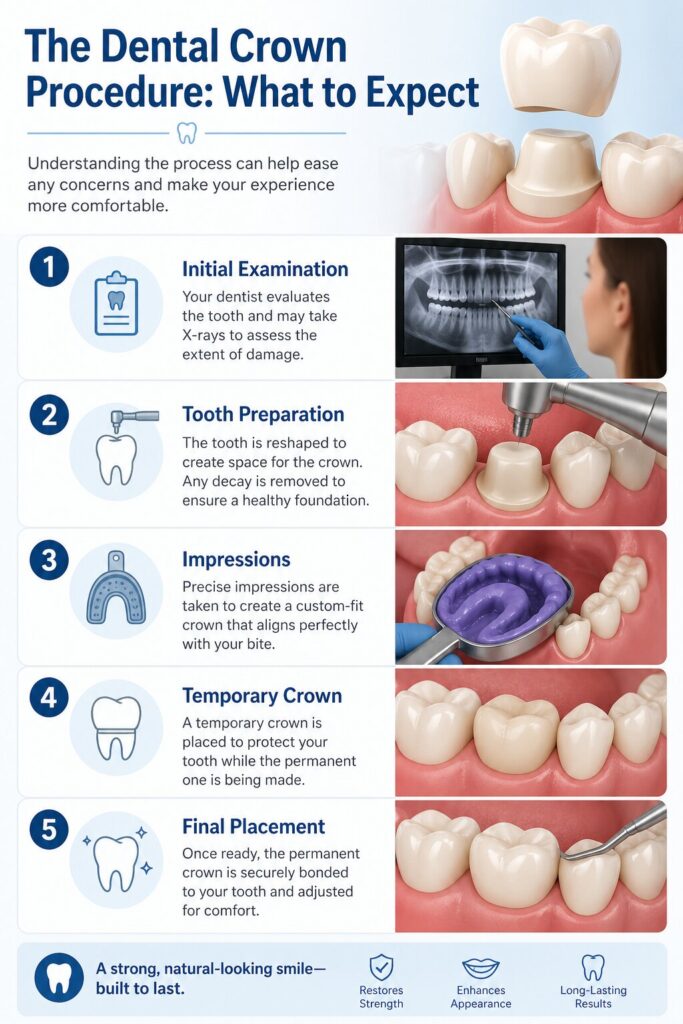 The Dental Crown Procedure What to Expect